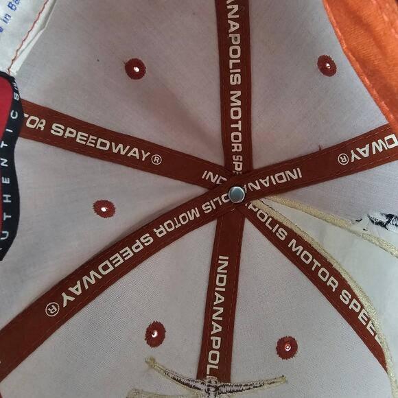 Indianapolis 500 Hat Indiana Motor Speedway 90th Race 2006 Orange Gold Limited - Picture 10 of 12